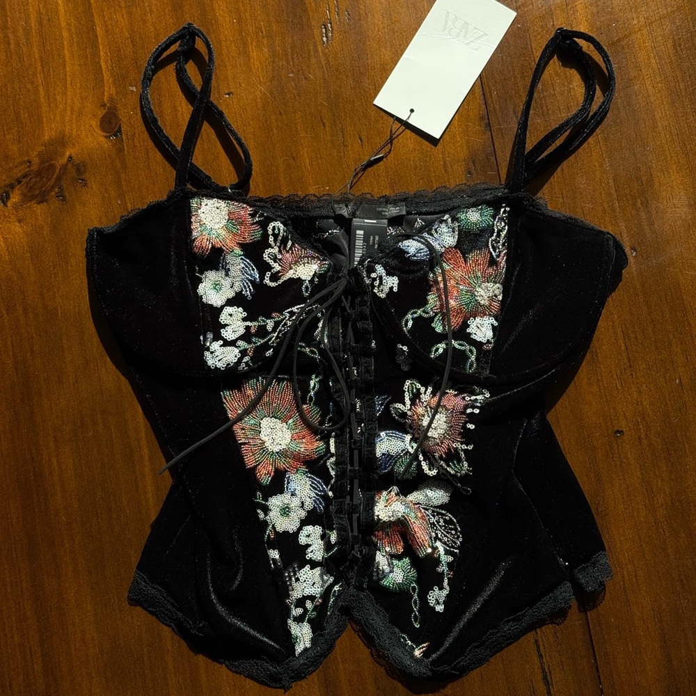 NWT Limited Edition Zara Corset Top